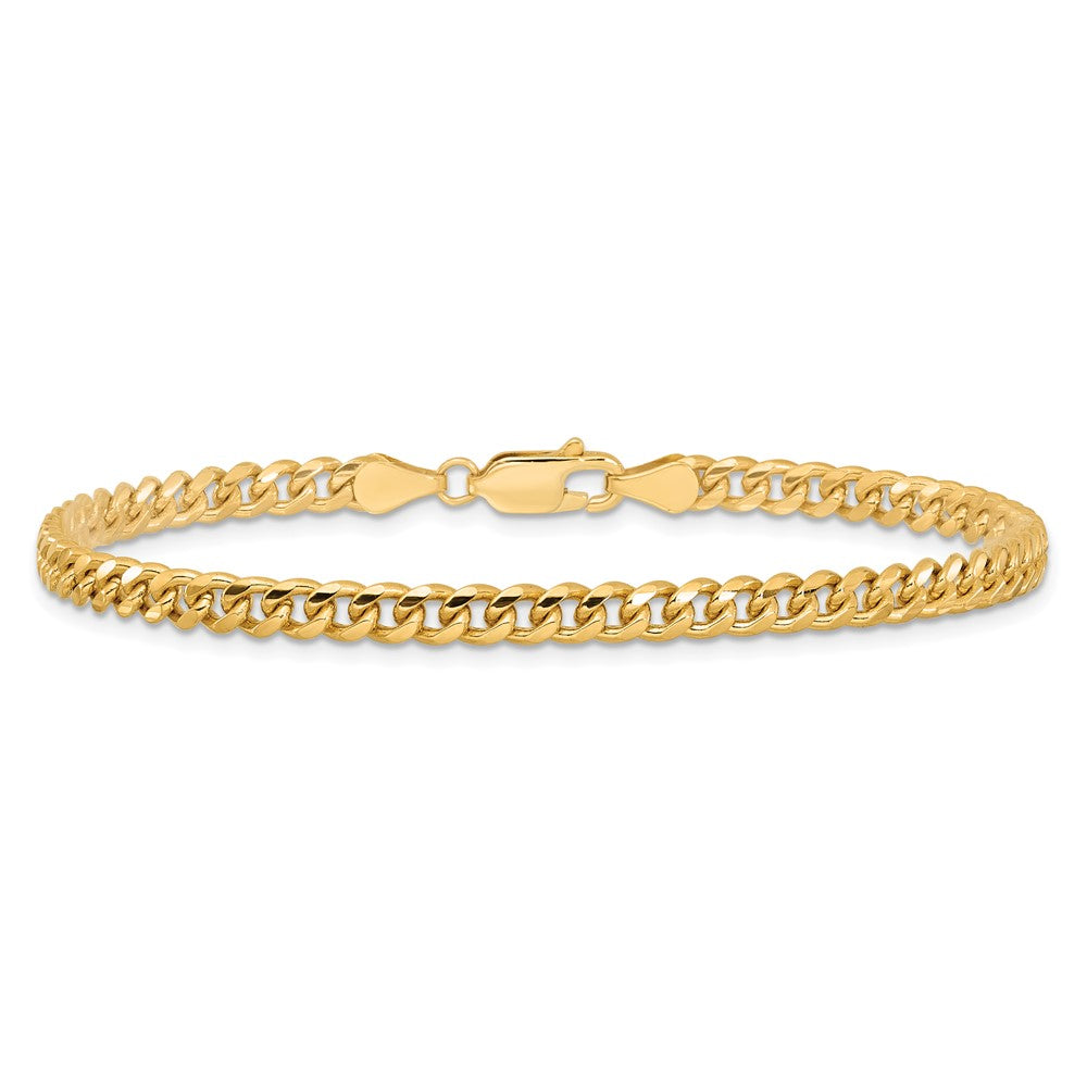 14k 4.25mm Solid Miami Cuban Chain Bracelet (8.39 grams)