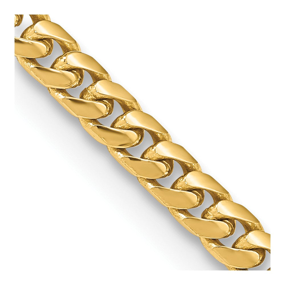 14k 4.3mm Solid Miami Cuban Chain (24.93 grams)