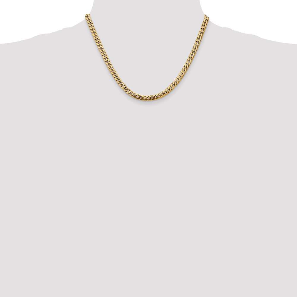 14k 5mm Solid Miami Cuban Chain (31.09 grams)