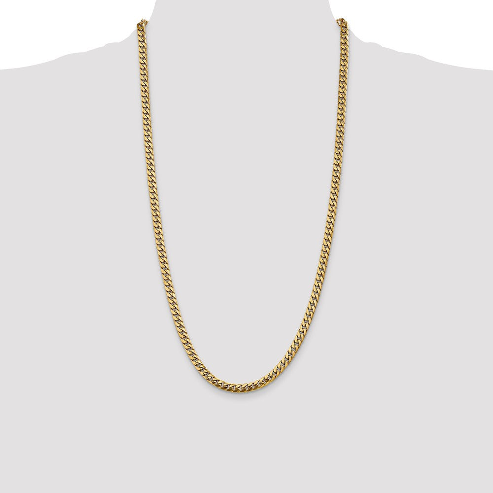 14k 5mm Solid Miami Cuban Chain (31.09 grams)