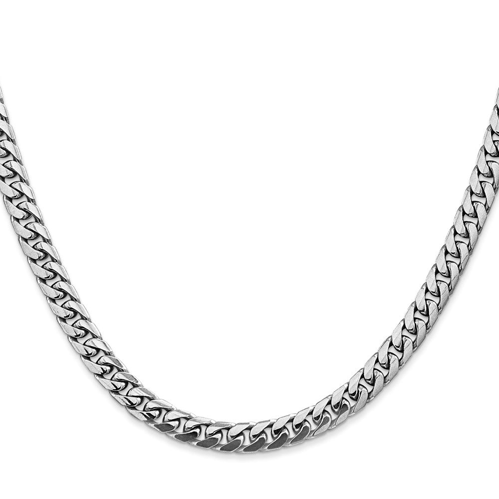 14k WG 5mm Solid Miami Cuban Chain (29.72 grams)