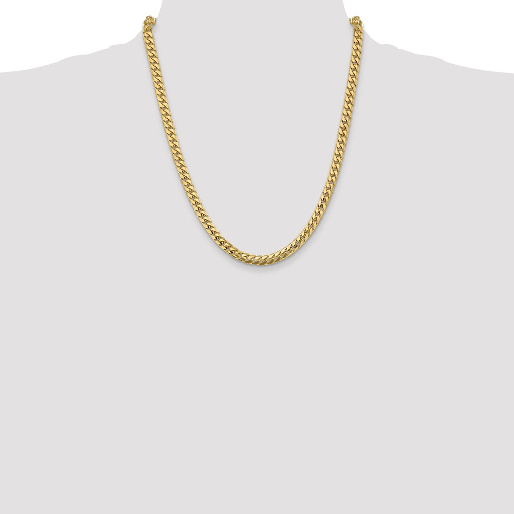 14k 5.5mm Solid Miami Cuban Chain (37.62 grams)