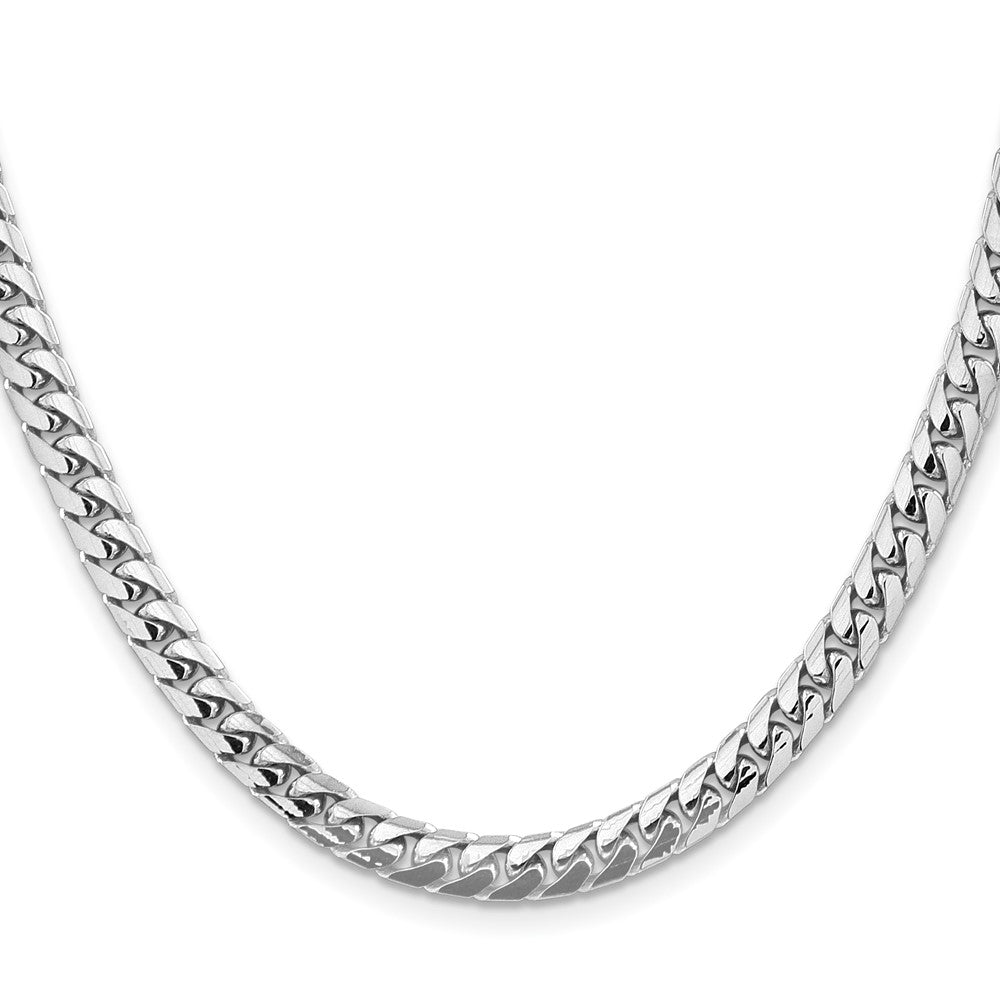 14k WG 5.5mm Solid Miami Cuban Chain (37.66 grams)