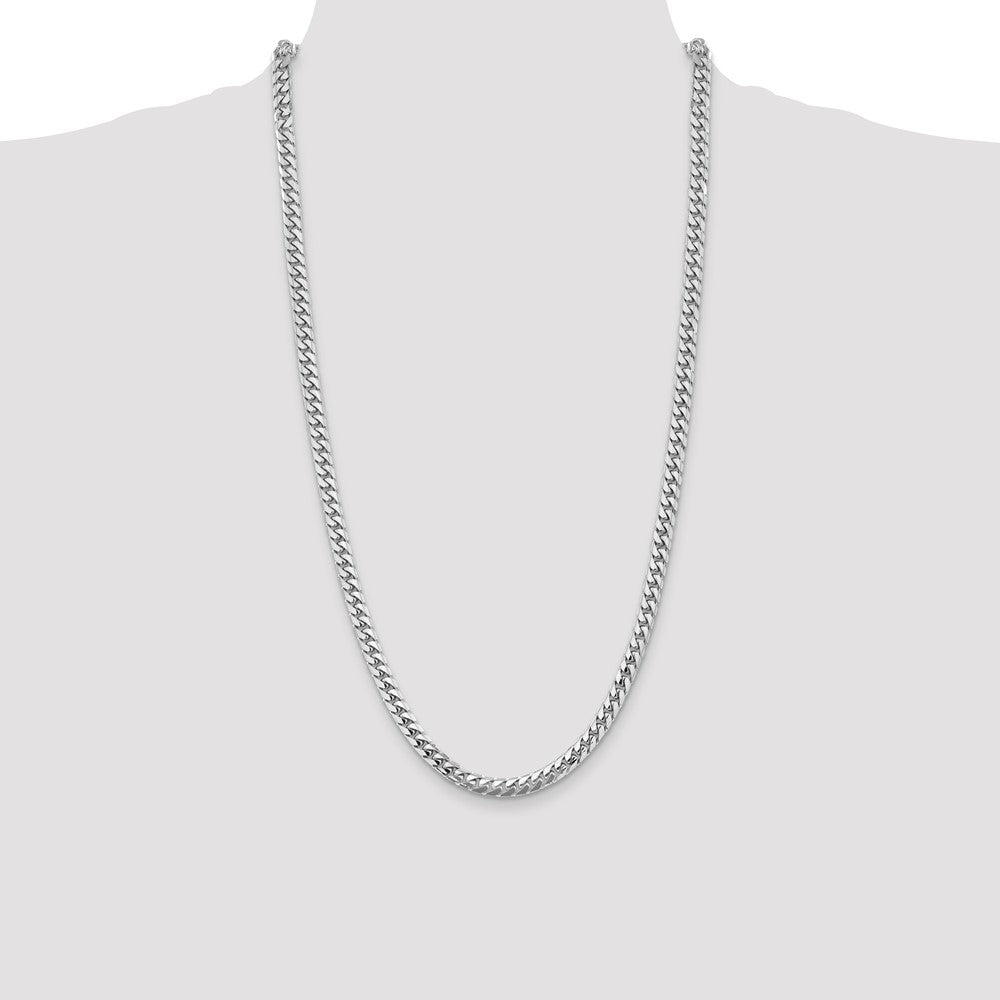 14k WG 5.5mm Solid Miami Cuban Chain (37.66 grams)