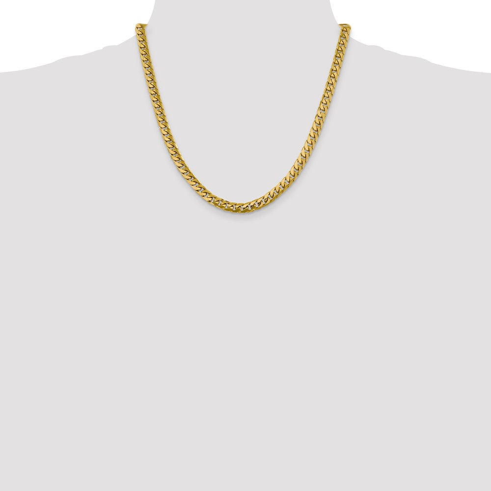 14k 6.25mm Solid Miami Cuban Chain (55.06 grams)