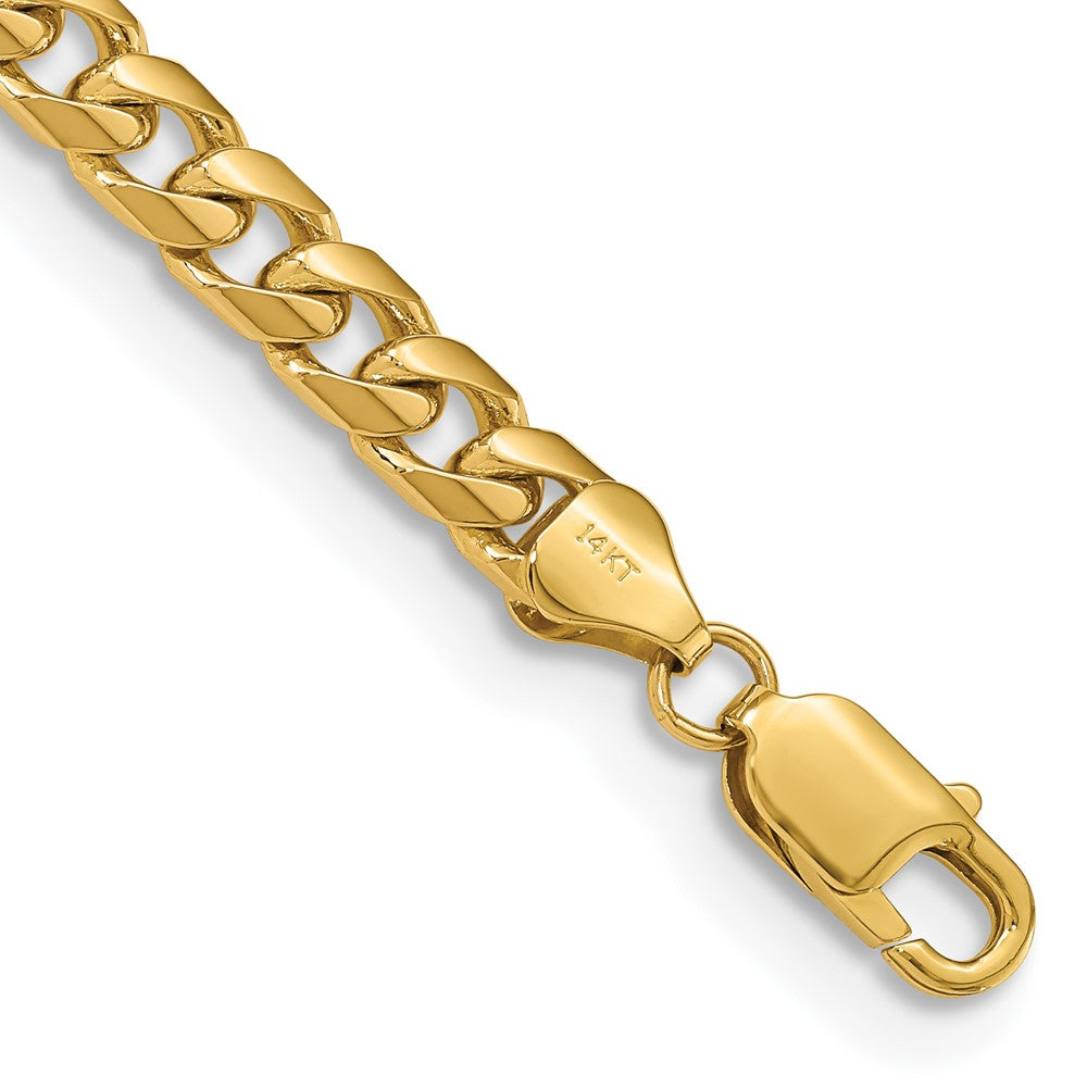 14k 6.25mm Solid Miami Cuban Chain Bracelet (22.07 grams)