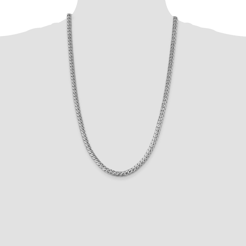 14k WG 6.25mm Solid Miami Cuban Chain (54.08 grams)
