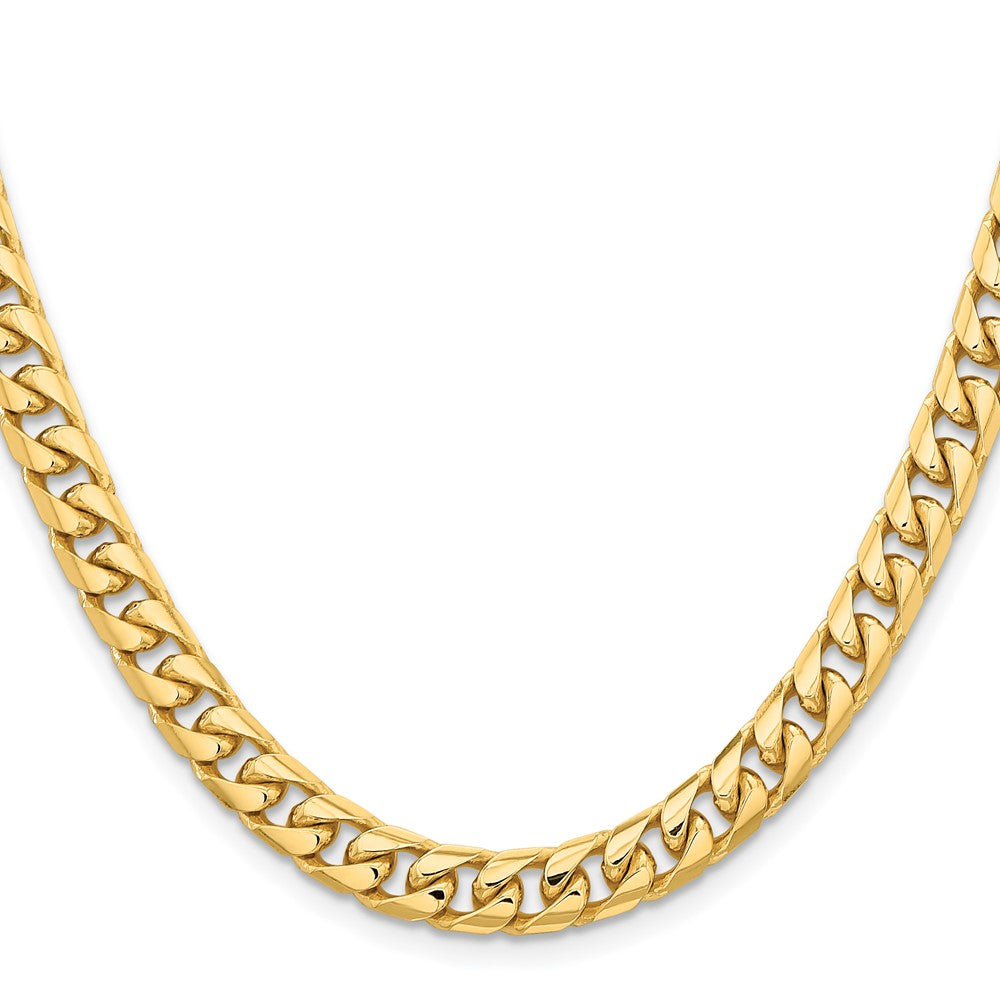 14k 6.75mm Solid Miami Cuban Chain (67.04 grams)
