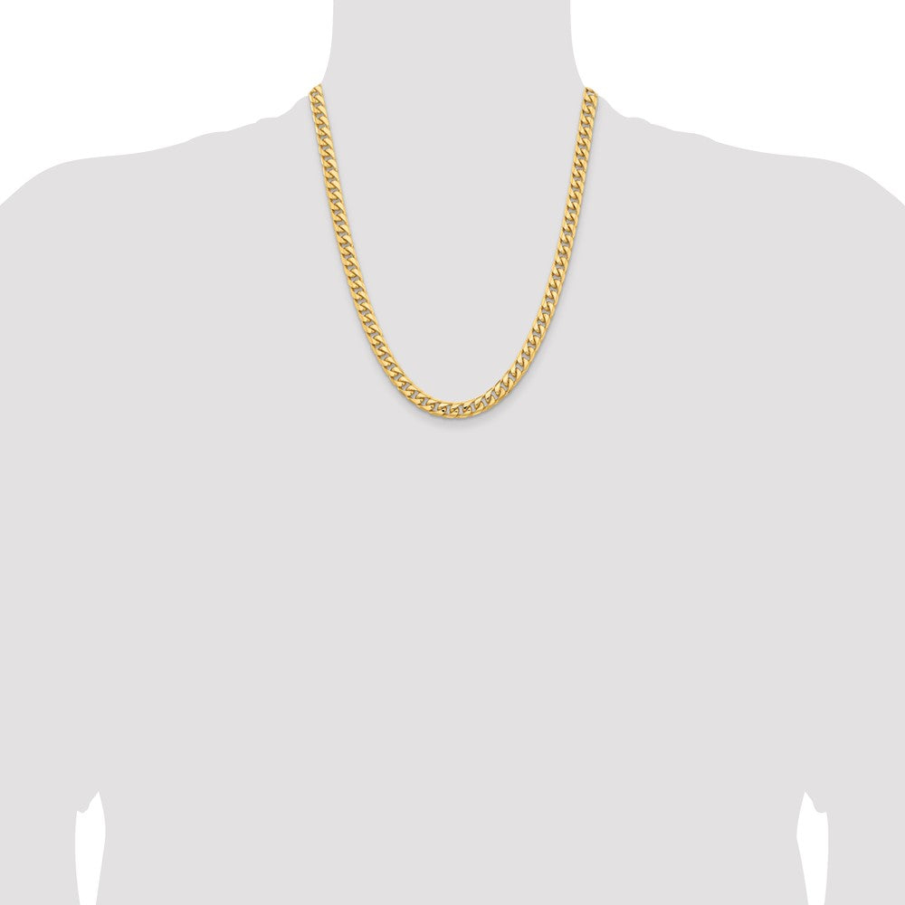 14k 6.75mm Solid Miami Cuban Chain (67.04 grams)