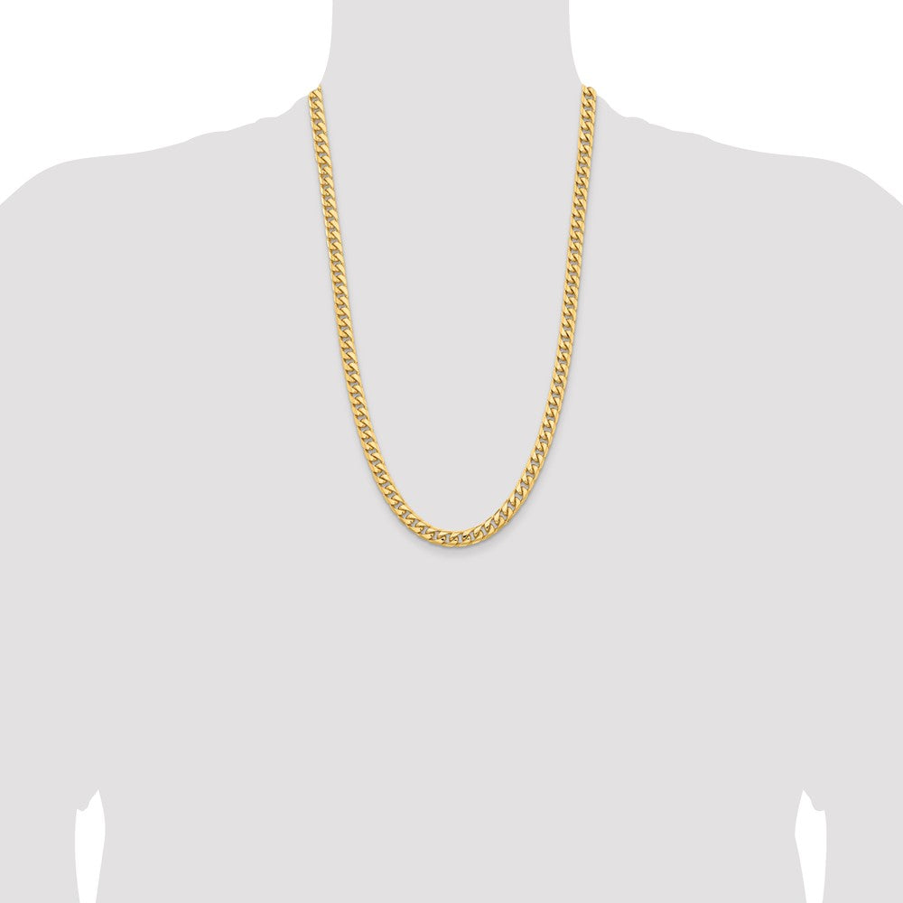 14k 6.75mm Solid Miami Cuban Chain (67.04 grams)
