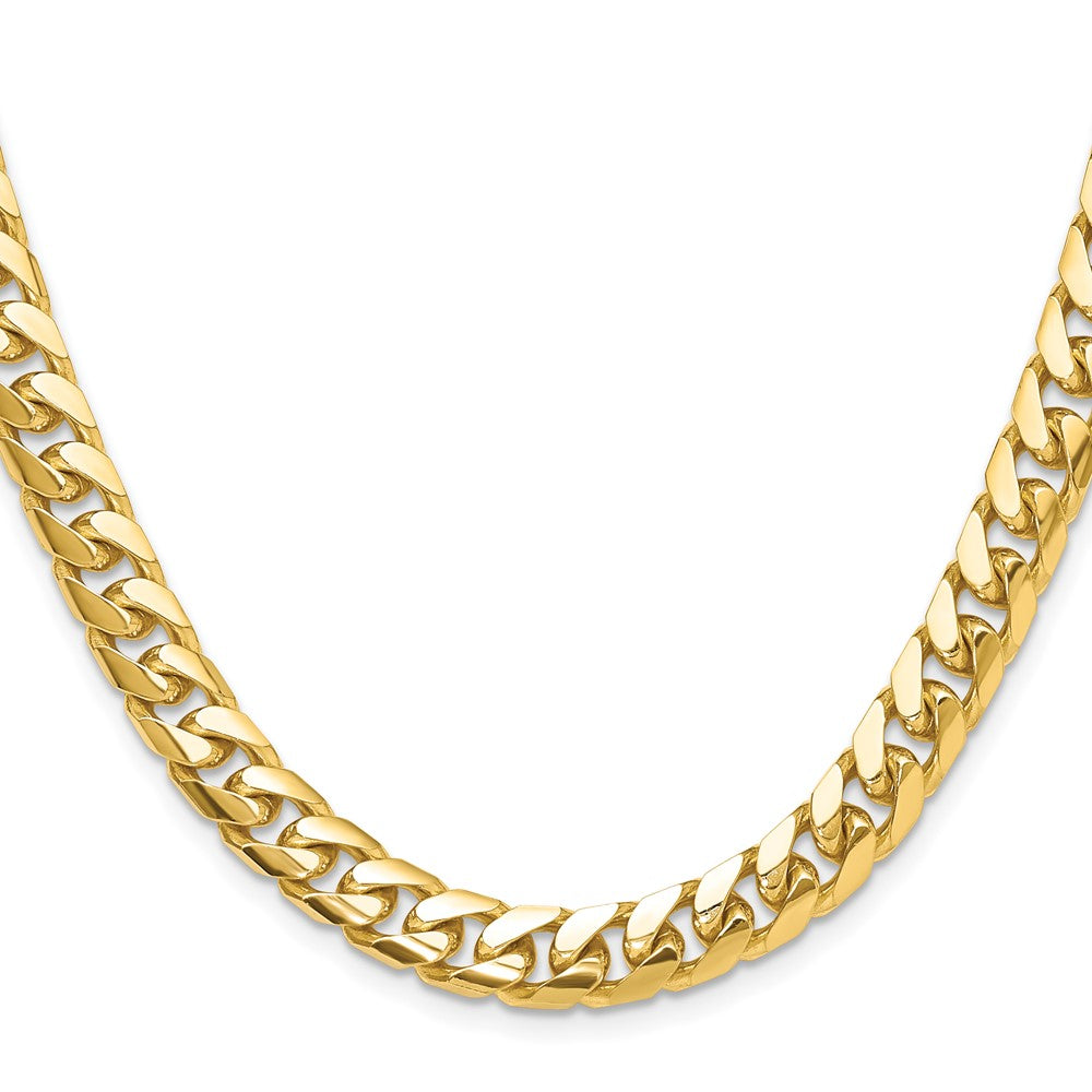 14k 8mm Solid Miami Cuban Chain (83.80 grams)