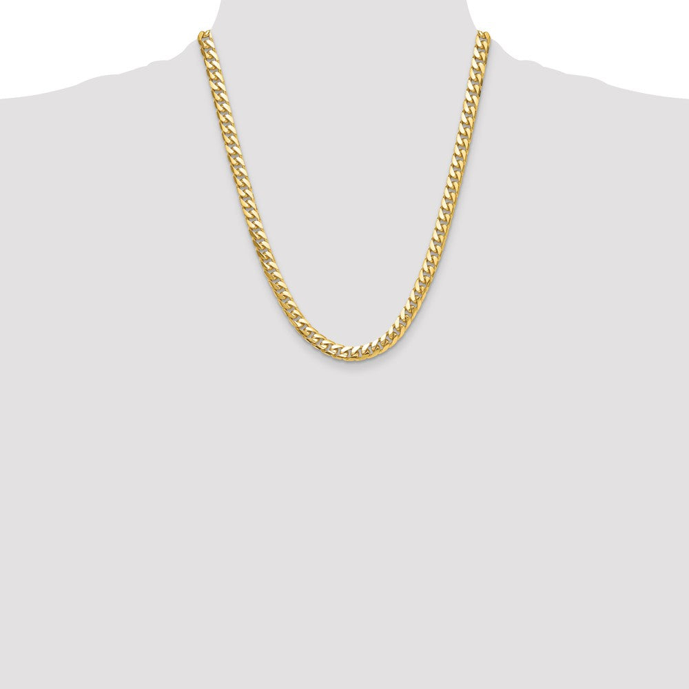14k 8mm Solid Miami Cuban Chain (83.80 grams)
