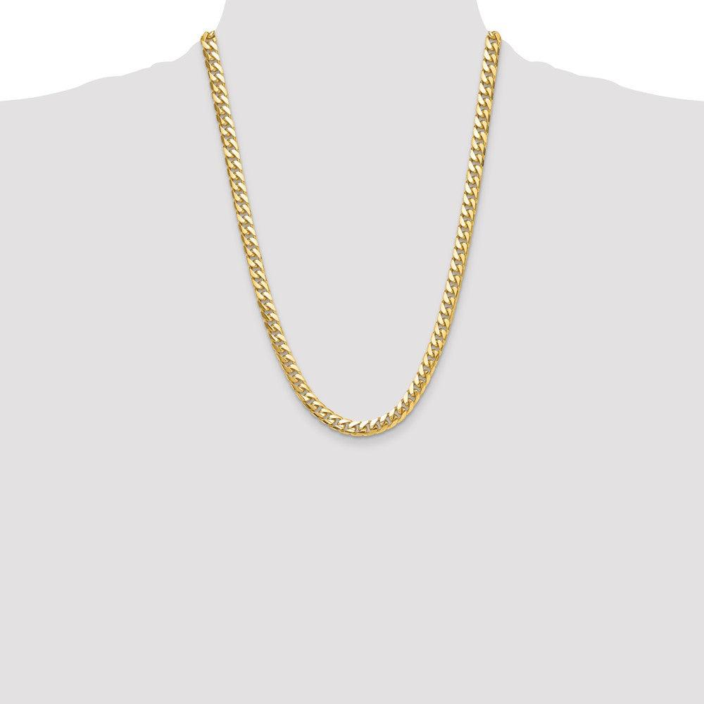 14k 8mm Solid Miami Cuban Chain (83.80 grams)