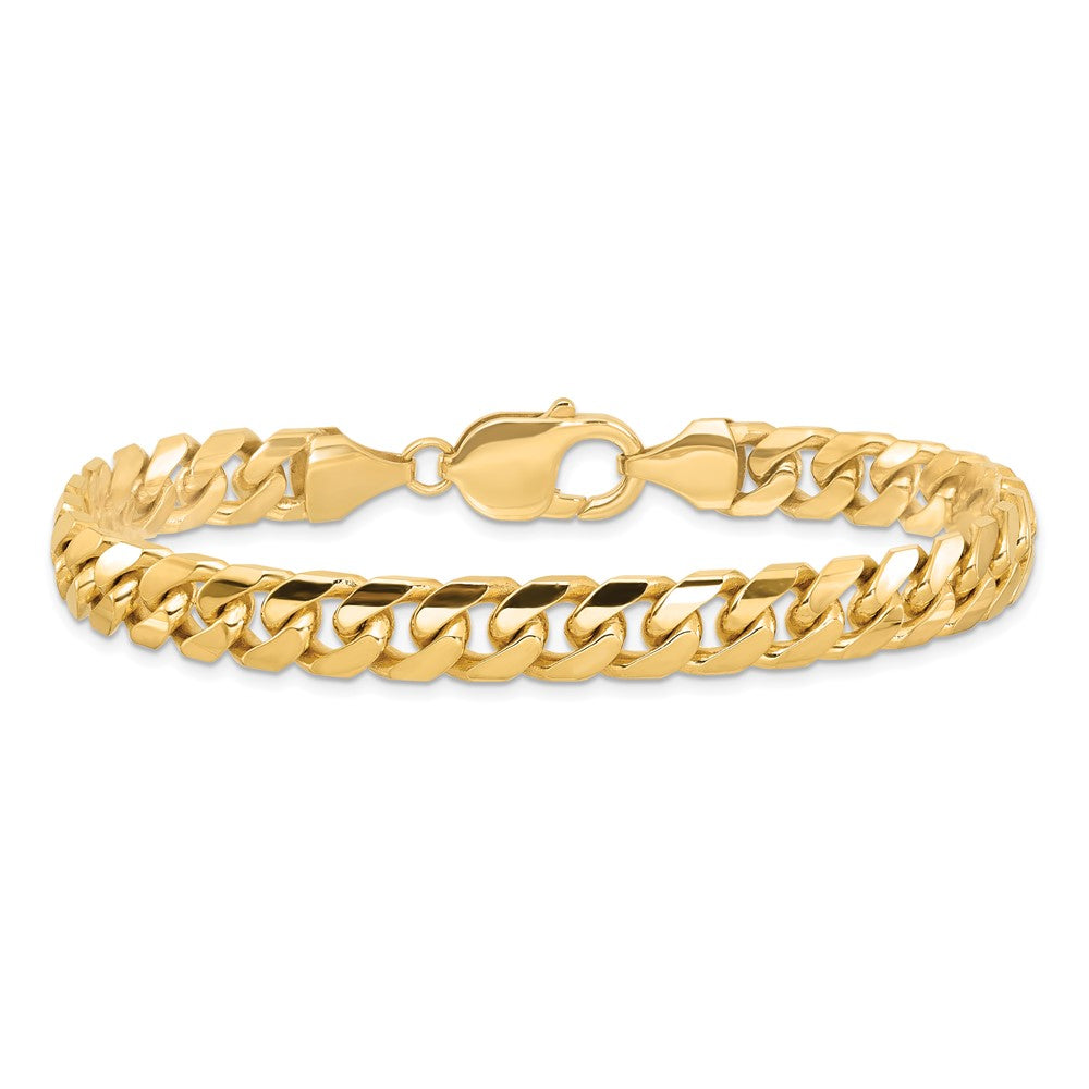 14k 8mm Solid Miami Cuban Chain Bracelet (37.78 grams)