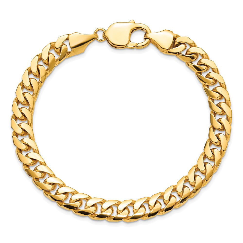 14k 8mm Solid Miami Cuban Chain Bracelet (37.78 grams)
