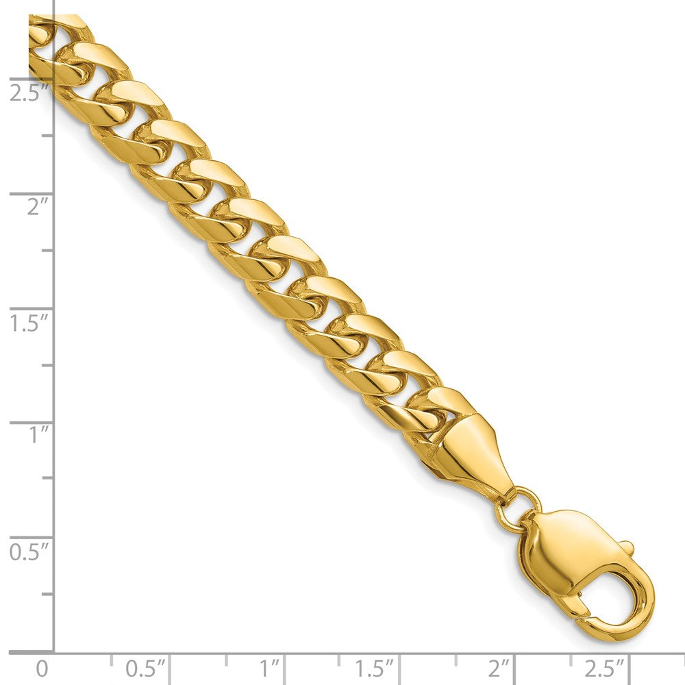 14k 8mm Solid Miami Cuban Chain Bracelet (37.78 grams)