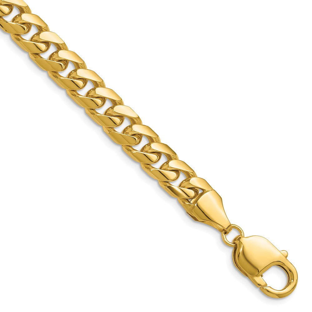 14k 8mm Solid Miami Cuban Chain Bracelet (37.78 grams)