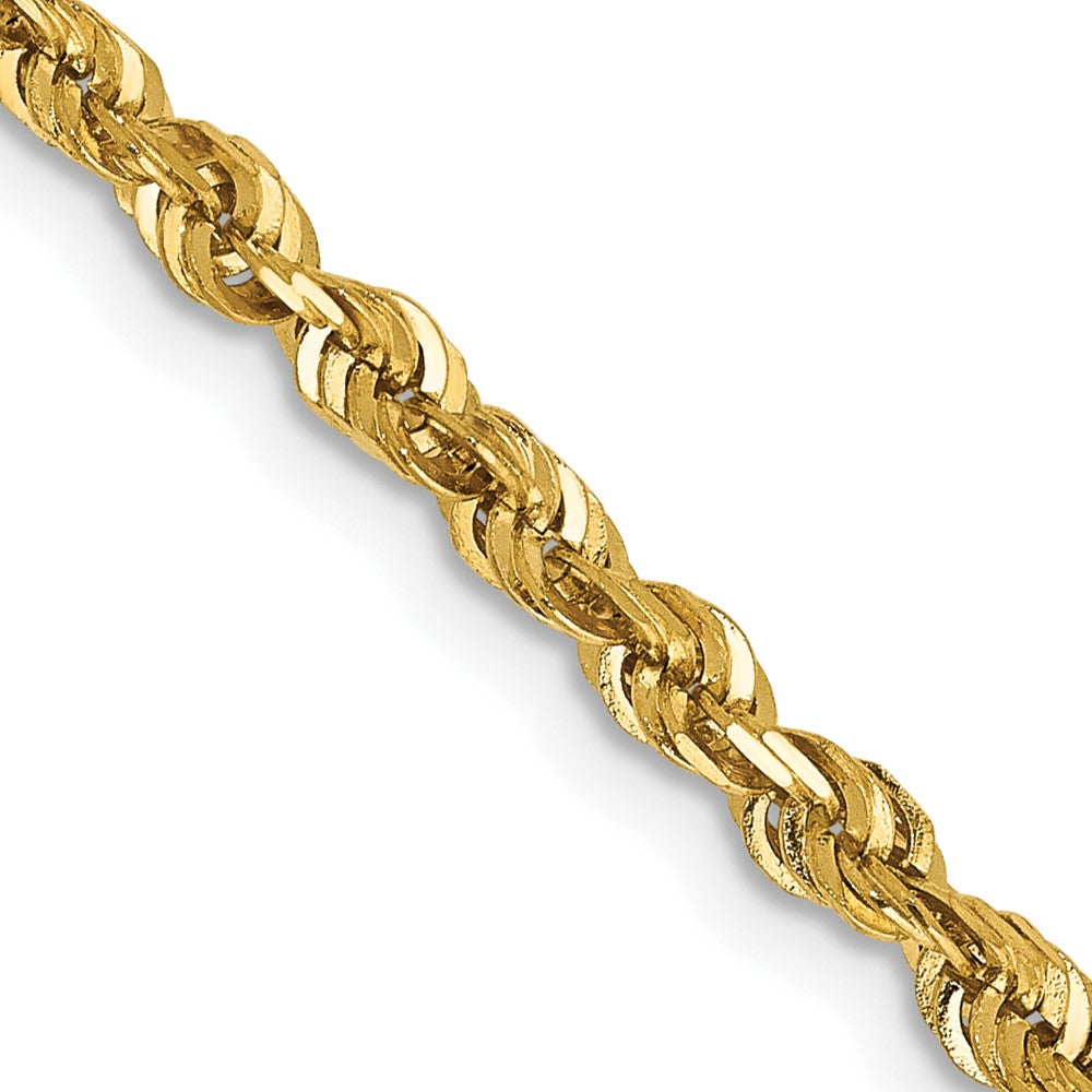 14k 2.75 mm Extra-Light D/C Rope Chain (9.44 grams)