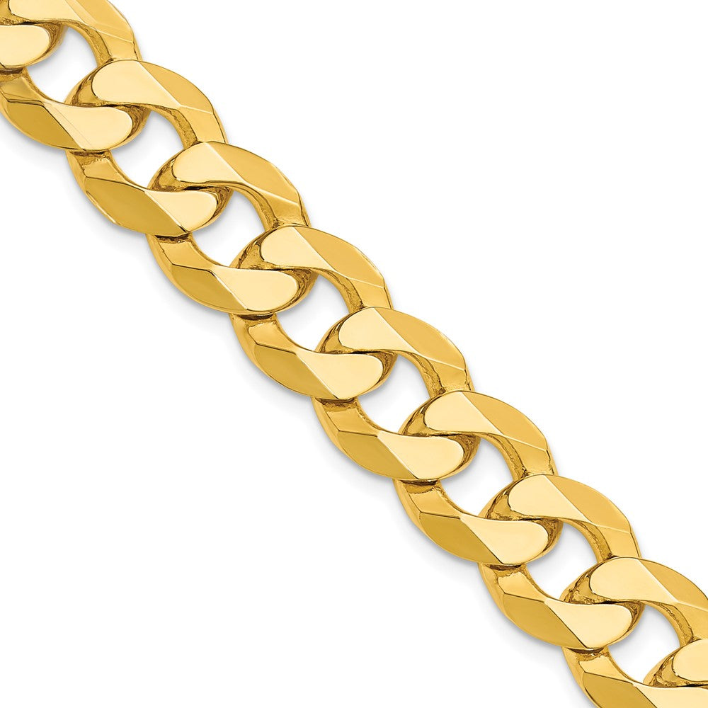 14k 12.0mm Flat Beveled Curb Chain (114.65 grams)