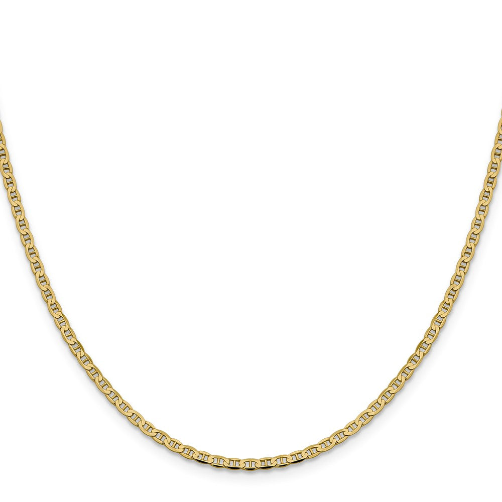 14k 2.4mm Concave Anchor Chain (4.24 grams)