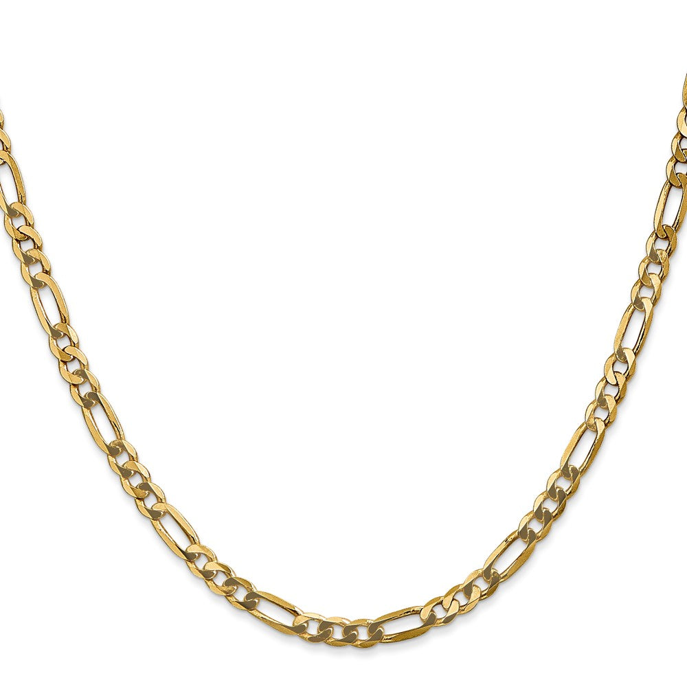 14k 4mm Flat Figaro Chain (7.97 grams)