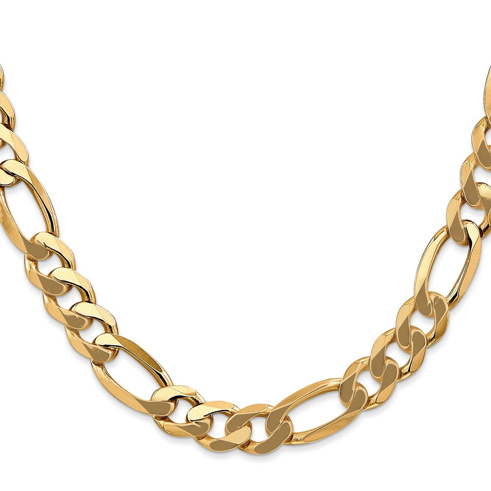 14k 8.75mm Flat Figaro Chain (48.62 grams)