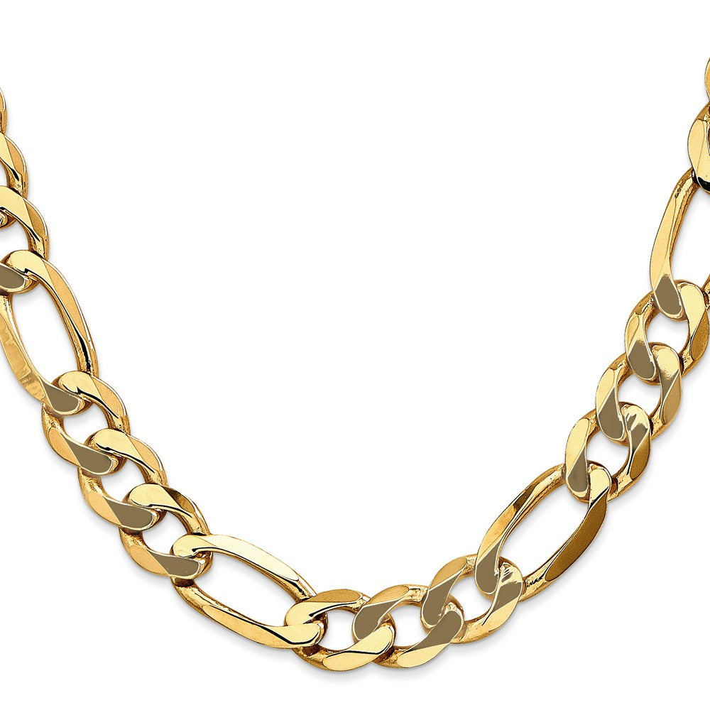 14k 10mm Flat Figaro Chain (64.86 grams)