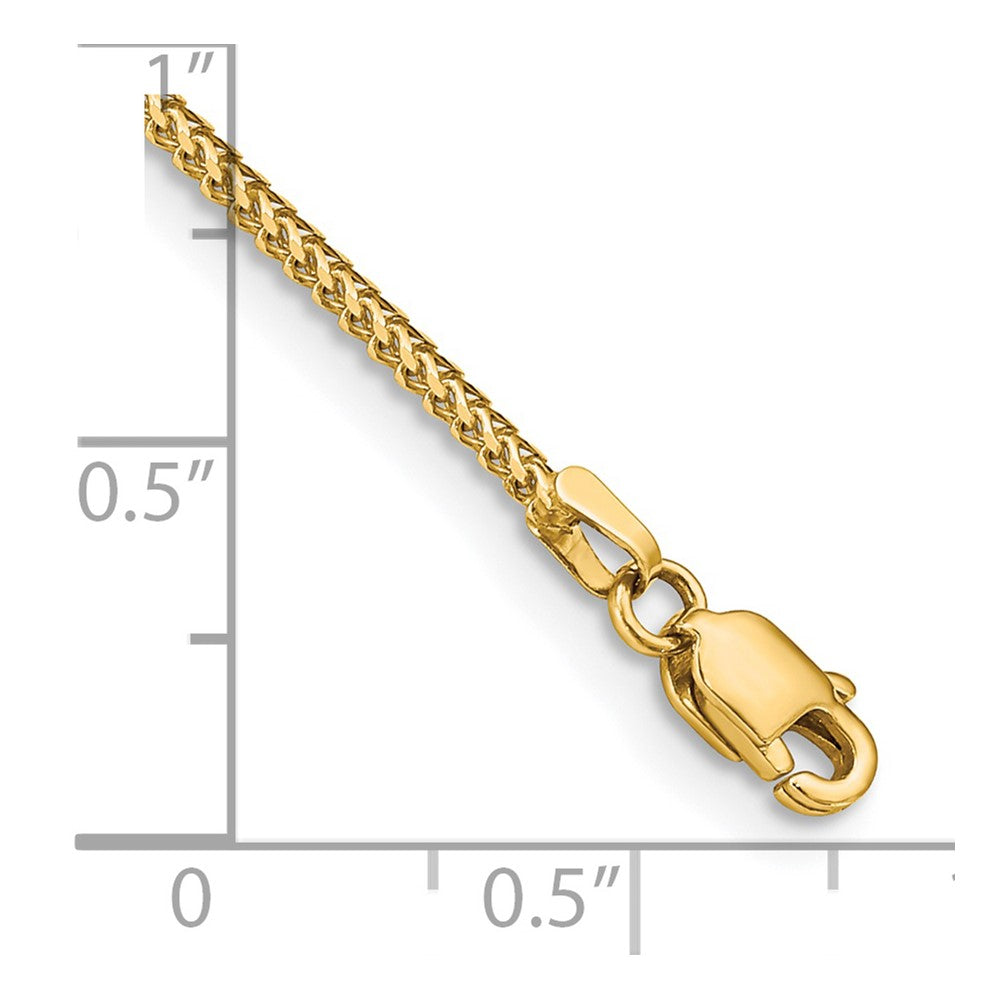 14k 1mm Franco Chain Bracelet (1.70 grams)