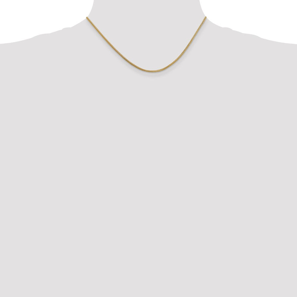 14k 1.3mm Franco Chain (4.61 grams)