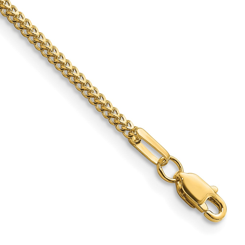 14k 1.3mm Franco Chain Bracelet (2.14 grams)