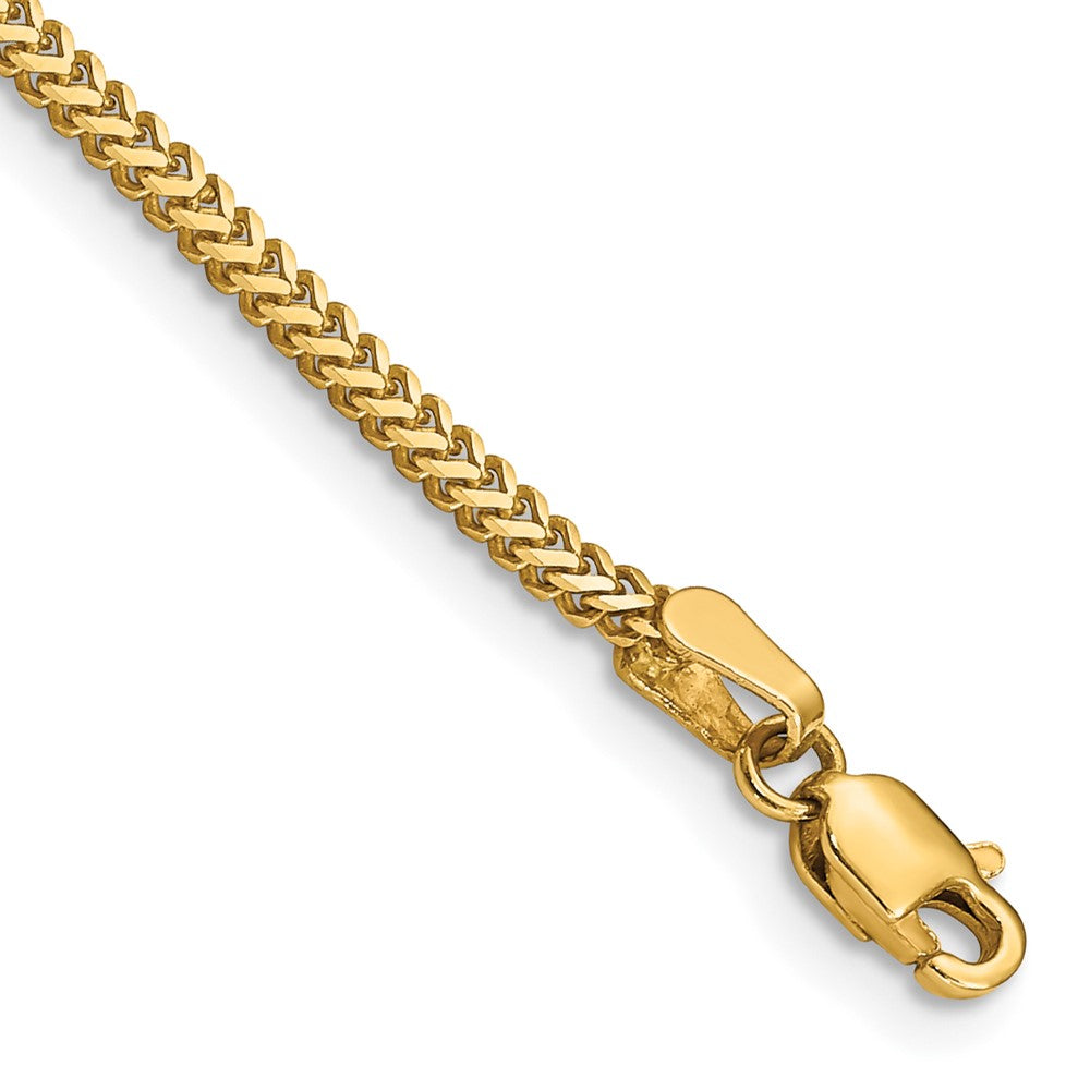 14k 1.4mm Franco Chain Bracelet (2.85 grams)