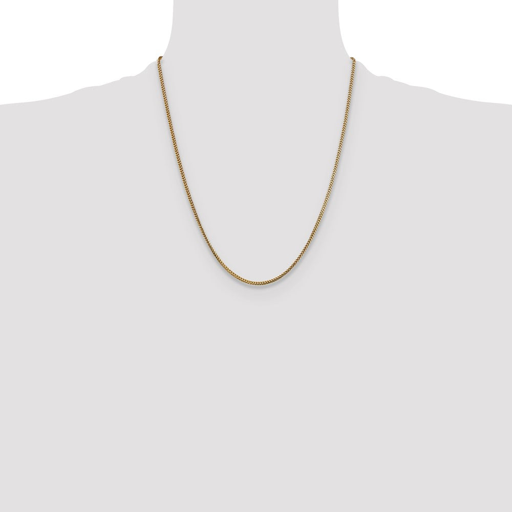 14k 1.5mm Franco Chain (7.02 grams)