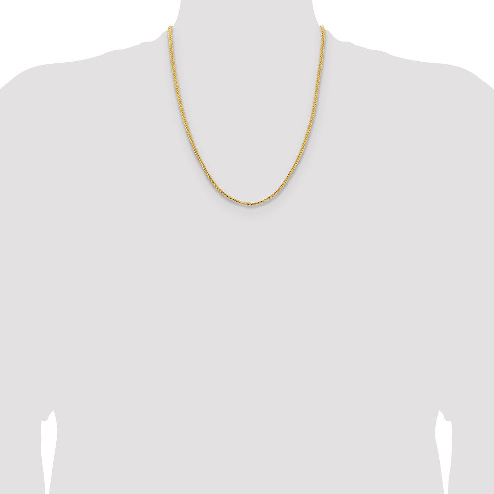 14k 3mm Franco Chain (26.68 grams)