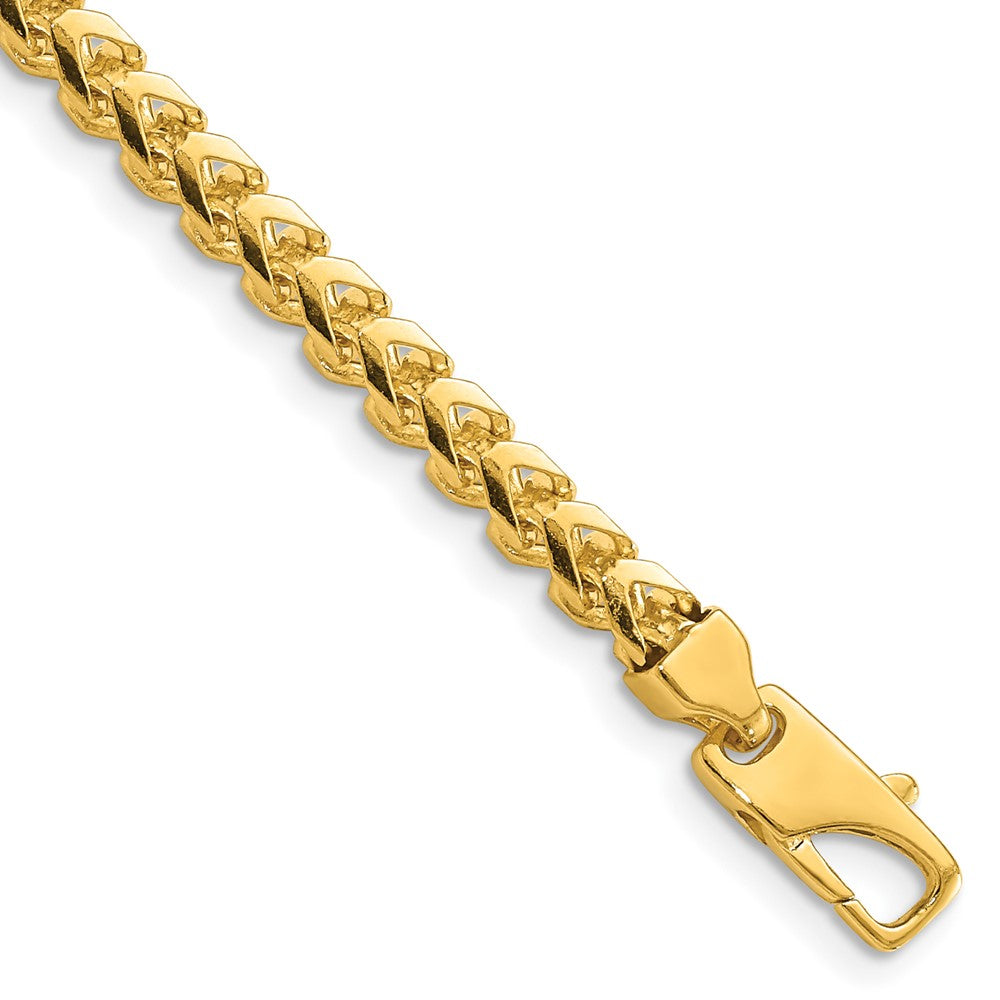 14k 3.7mm Franco Chain Bracelet (13.20 grams)