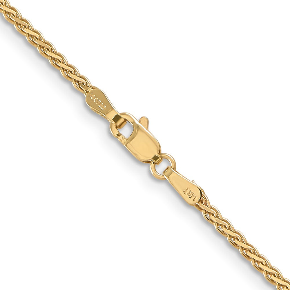 14k 1.9mm Flat Wheat Chain (4.43 grams)