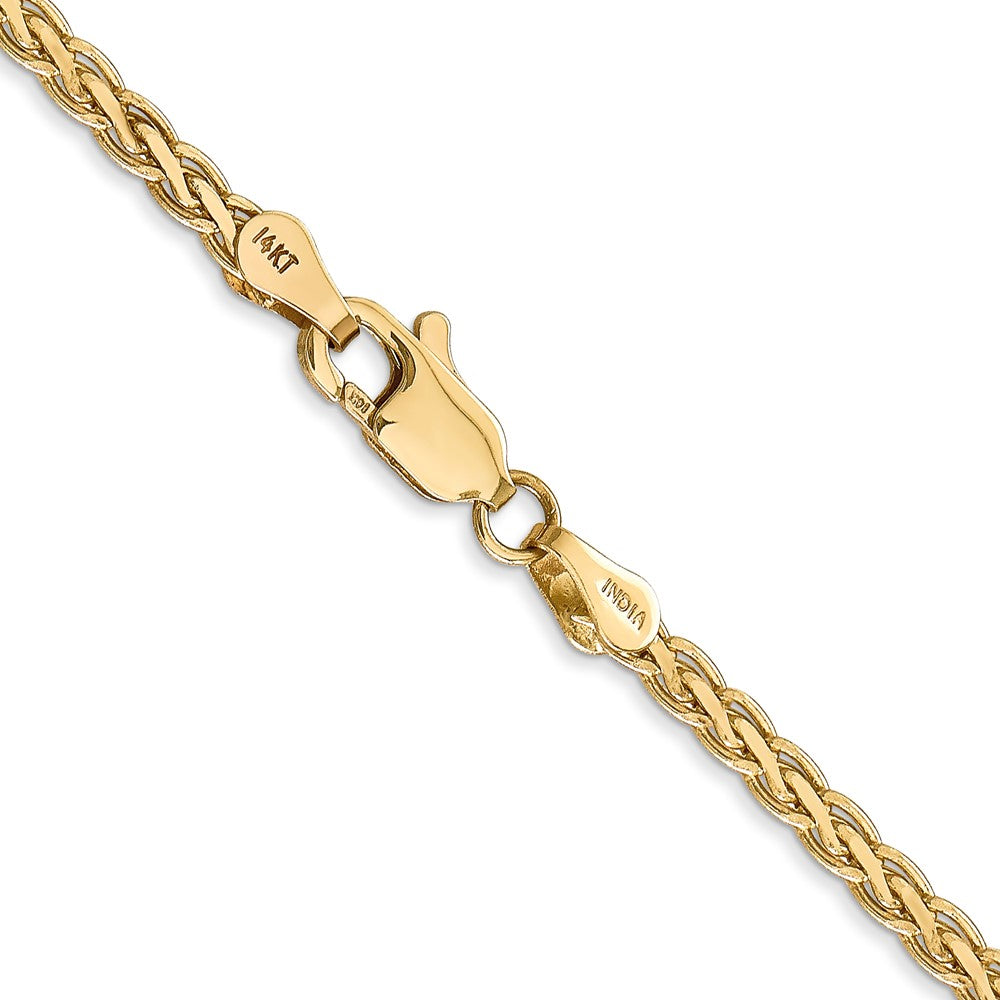 14k 2.8mm Flat Wheat Chain (9.72 grams)
