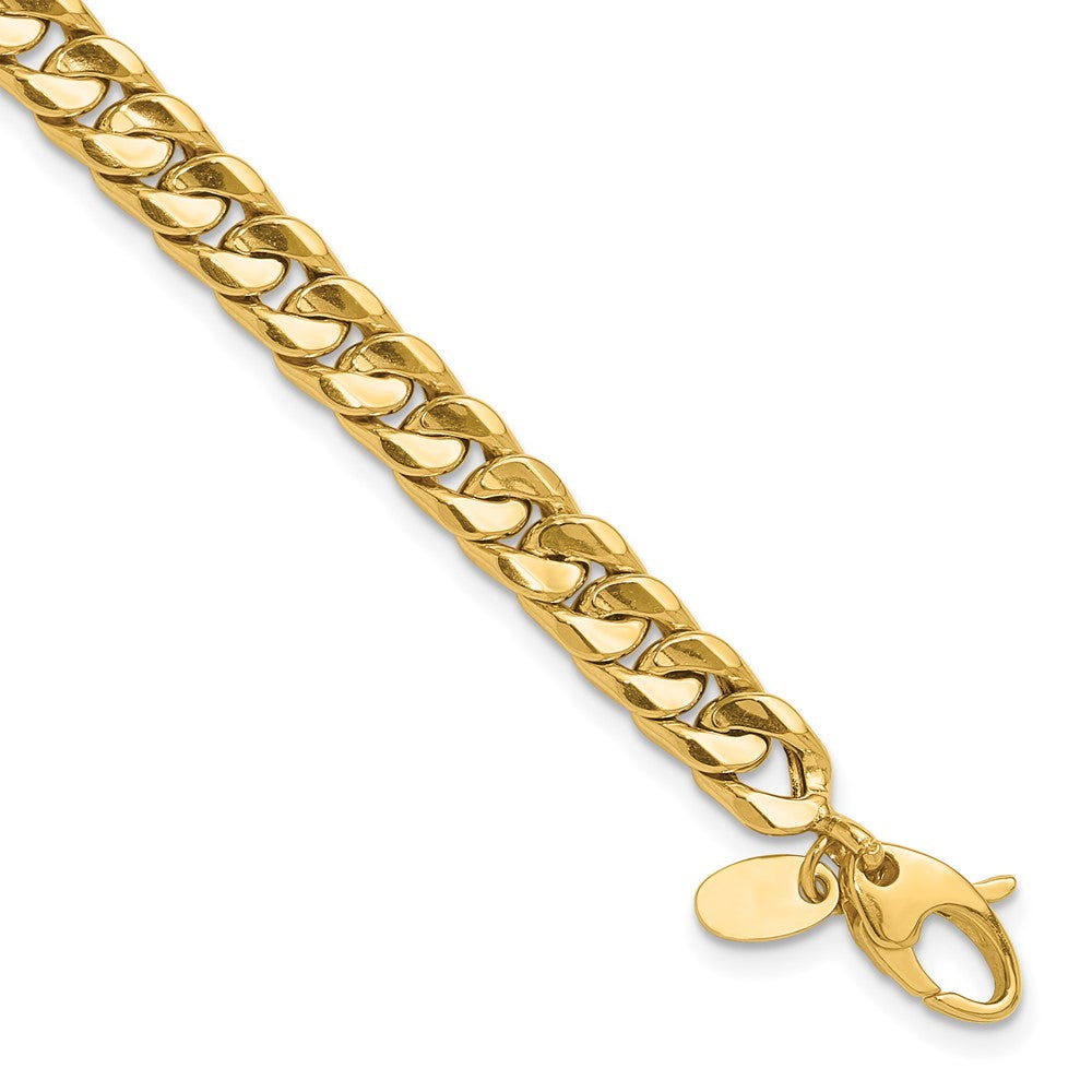14k Yellow Gold 6 mm Polished Fancy 8.5in Bracelet (5.49 grams)
