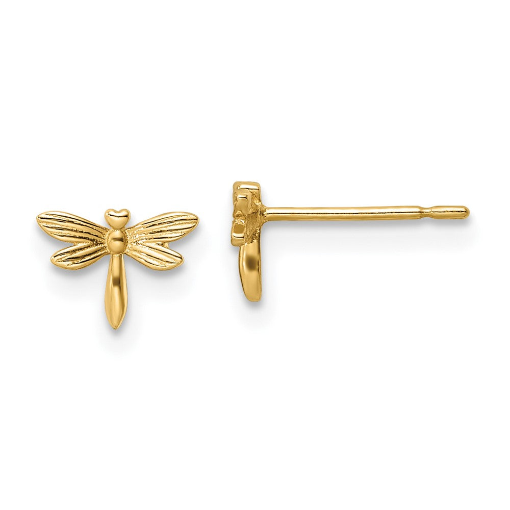 14k Madi K Dragonfly Post Earrings (0.5 grams)