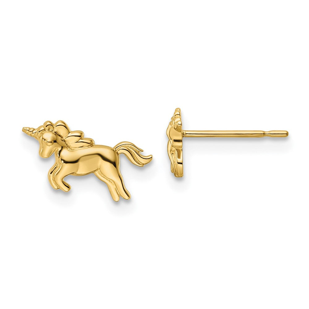 14k Madi K Unicorn Post Earrings (0.8 grams)