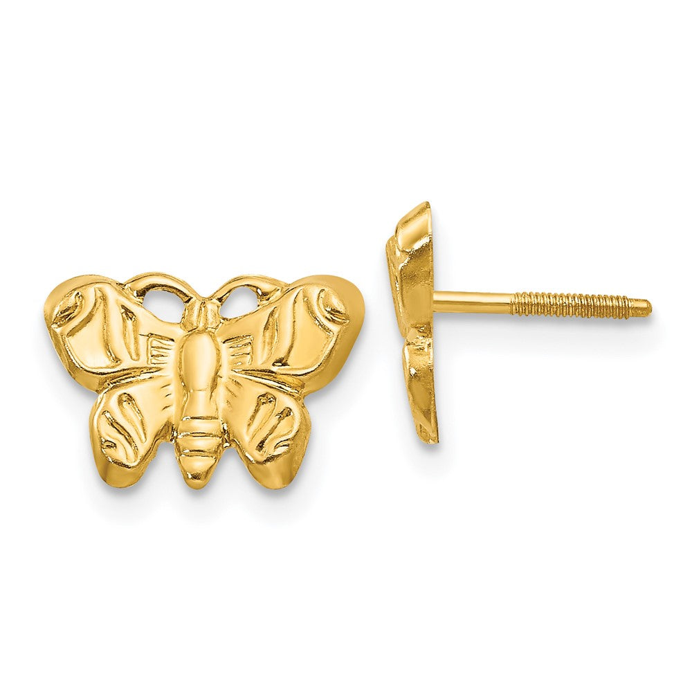 14k Madi K Butterfly Earrings (0.34 grams)