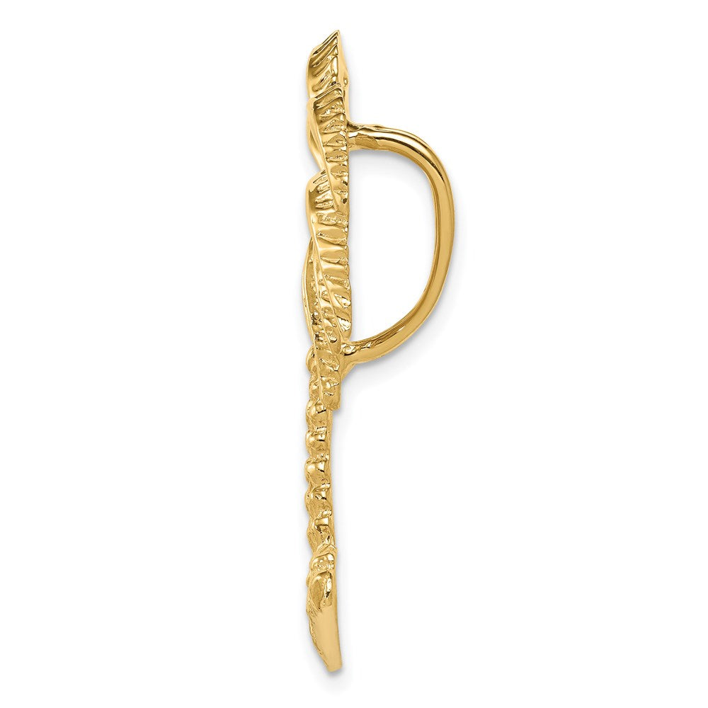 14k Yellow Gold 21 mm Palm Tree Slide (4.19 grams)