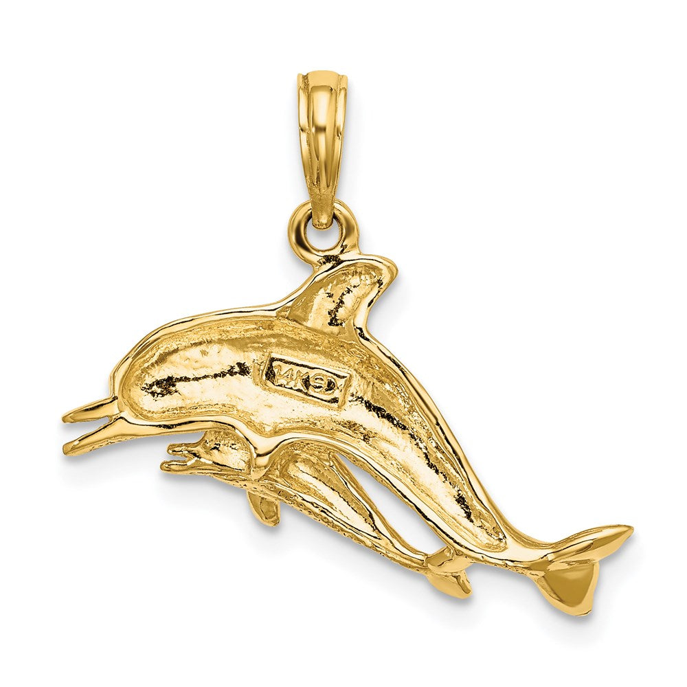 14k Yellow Gold 24.8 mm ng Charm (2.49 grams)