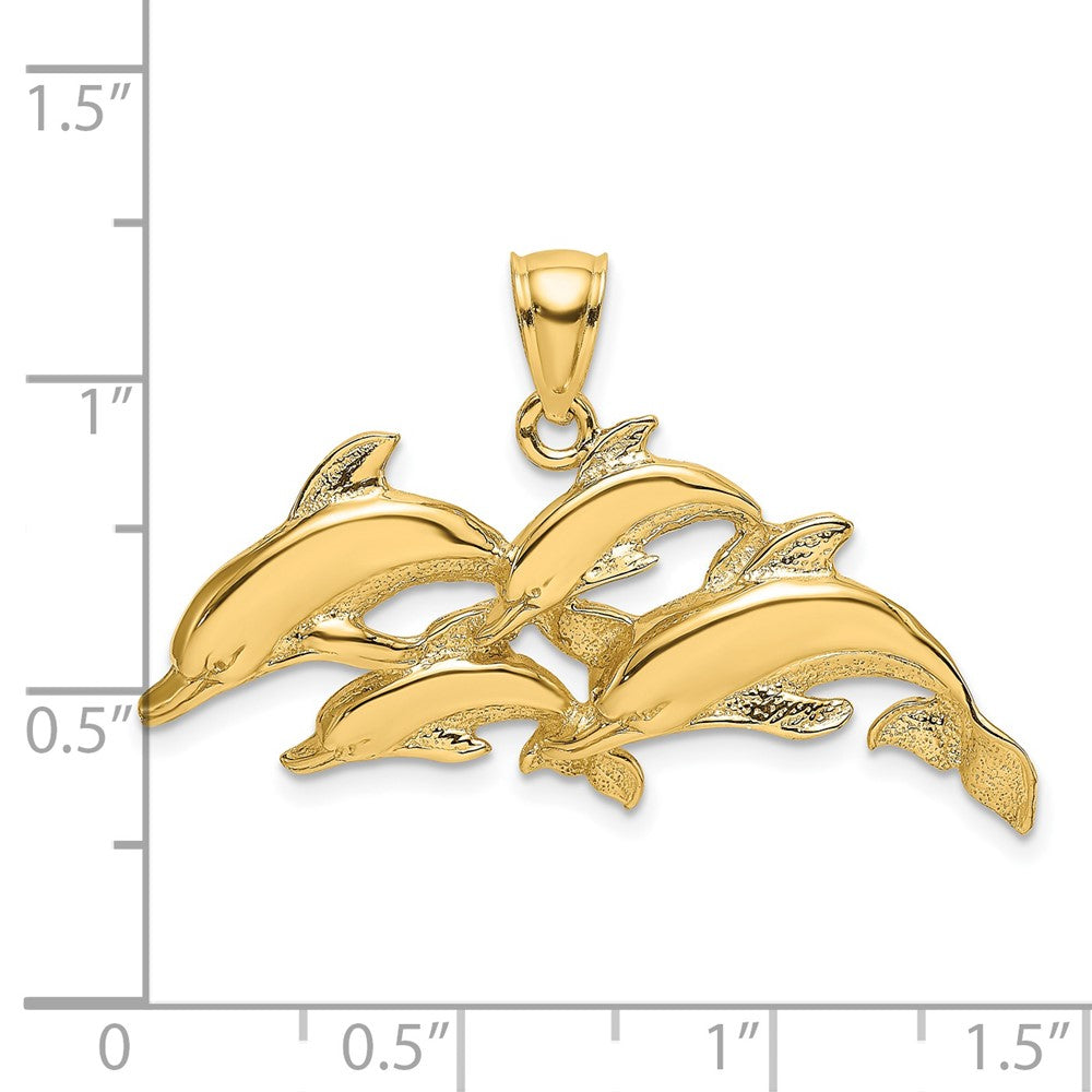 14k Yellow Gold 34.15 mm ng Charm (3.15 grams)