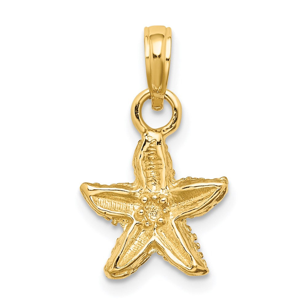 14k Yellow Gold 11.9 mm Starfish Charm (1.63 grams)