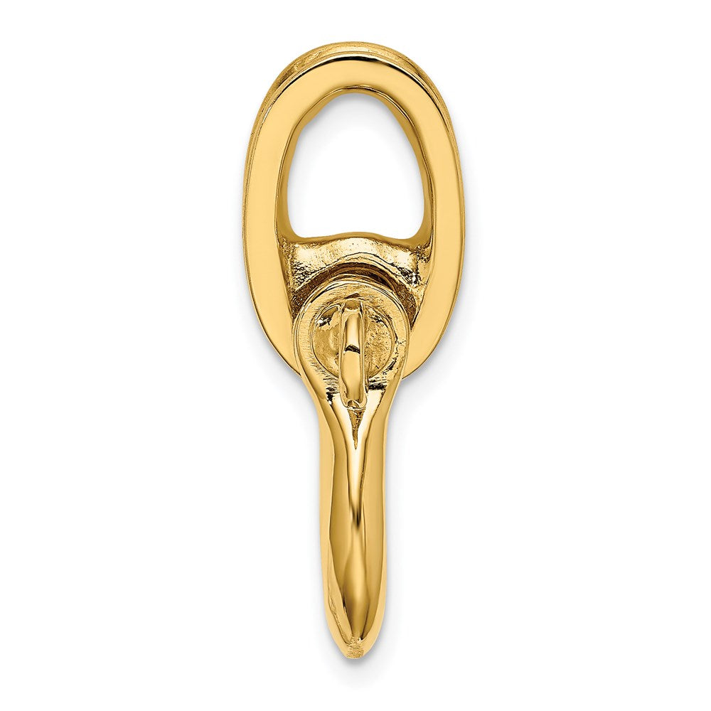 14k Yellow Gold 14.3 mm 3-D Medium Shackle Charm (4.81 grams)