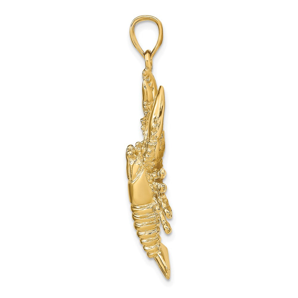 14k Yellow Gold 22 mm Lobster Pendant (8.3 grams)