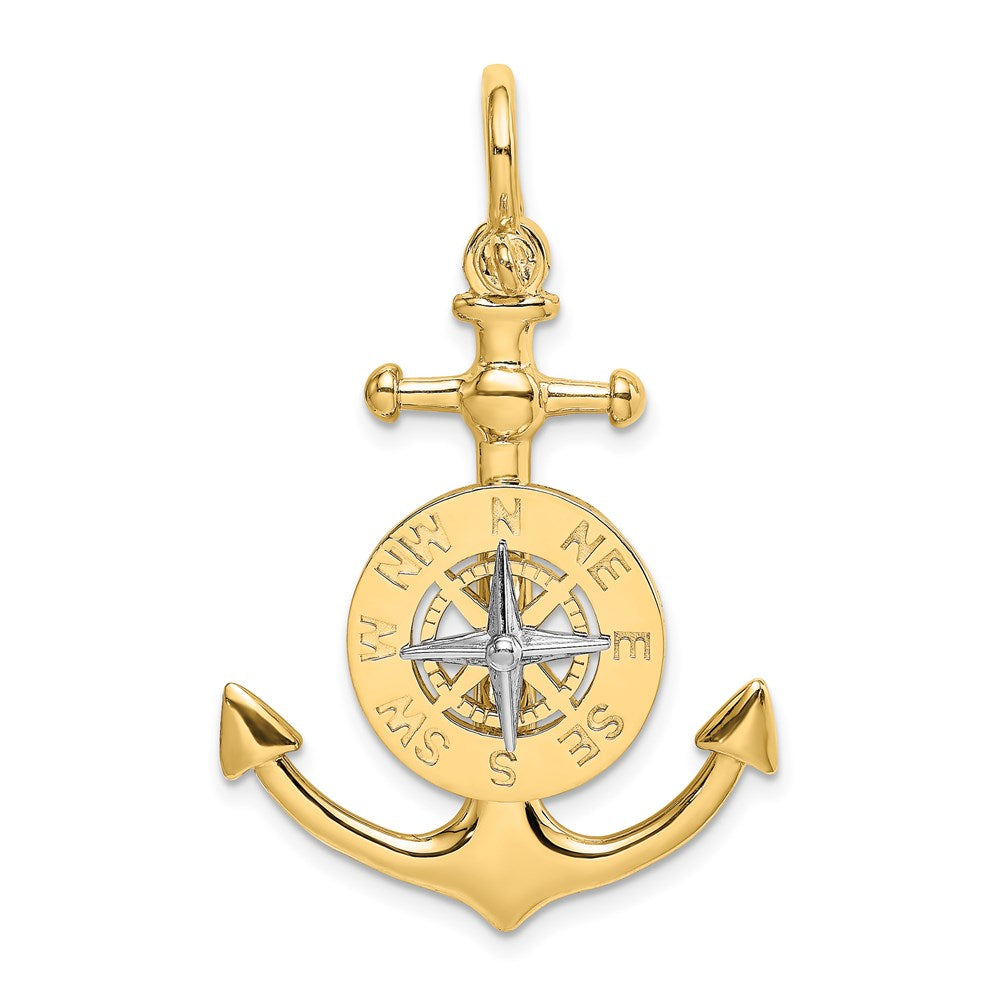 14k Two-tone 23.1 mm Needle Charm (3.74 grams)