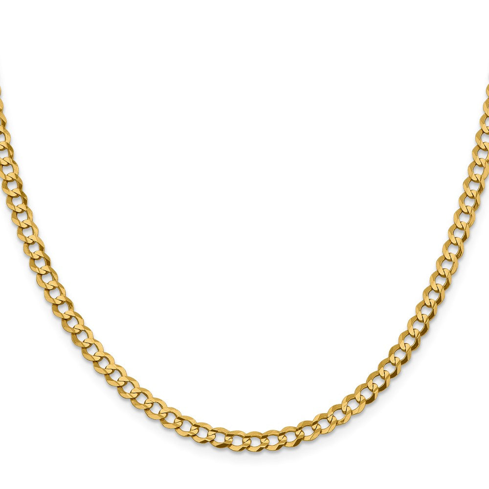 14k 4.7mm Lightweight Flat Cuban Chain (9.91 grams)