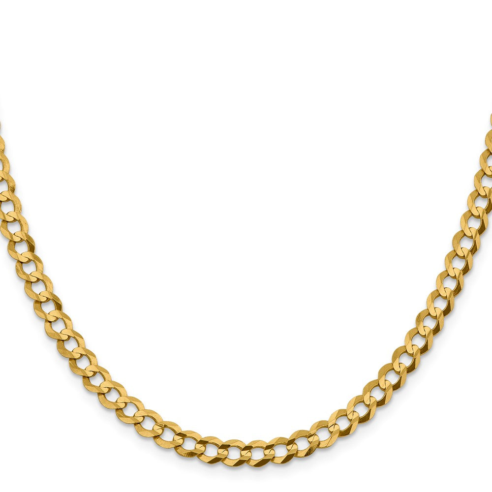 14k 5.9mm Lightweight Flat Cuban Chain (15.33 grams)
