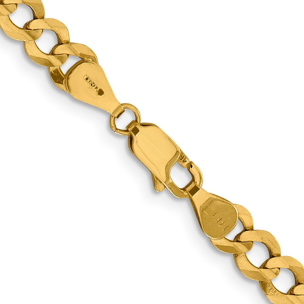 14k 5.9mm Lightweight Flat Cuban Chain (15.33 grams)